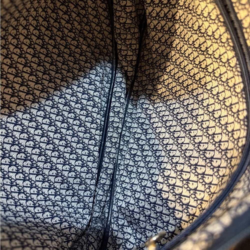 Dior Classic Blue Leather Shoulder Bag - Picture 10 of 13